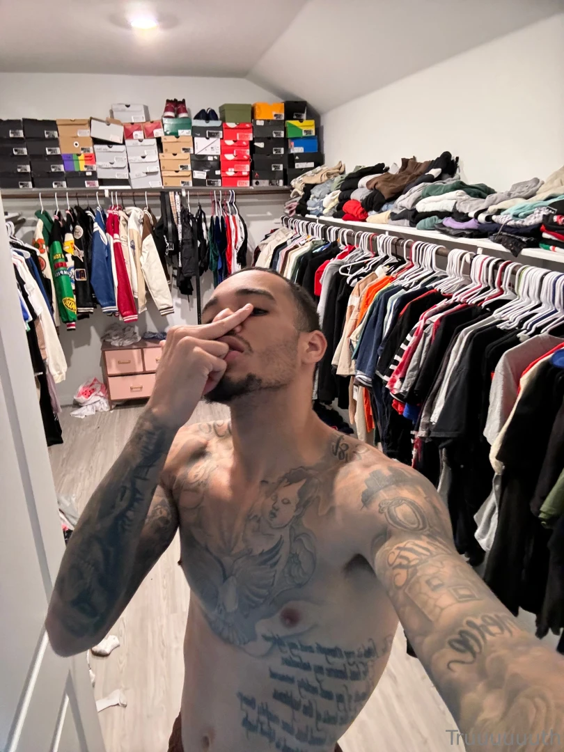 My closets big enough for the both of us 