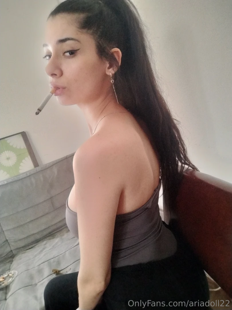 Dare to watch me relax while i smoke and make you wait 