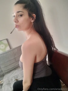 Dare to watch me relax while i smoke and make you wait