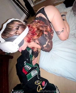 Bratty caught me sucking her dick in vr part 1