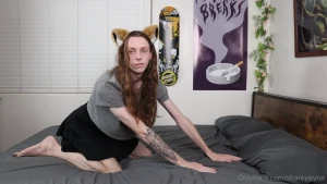 Solo video with foxtail buttplug where i cum