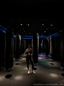 In the gym when it s dark and quiet it s easier to focus no