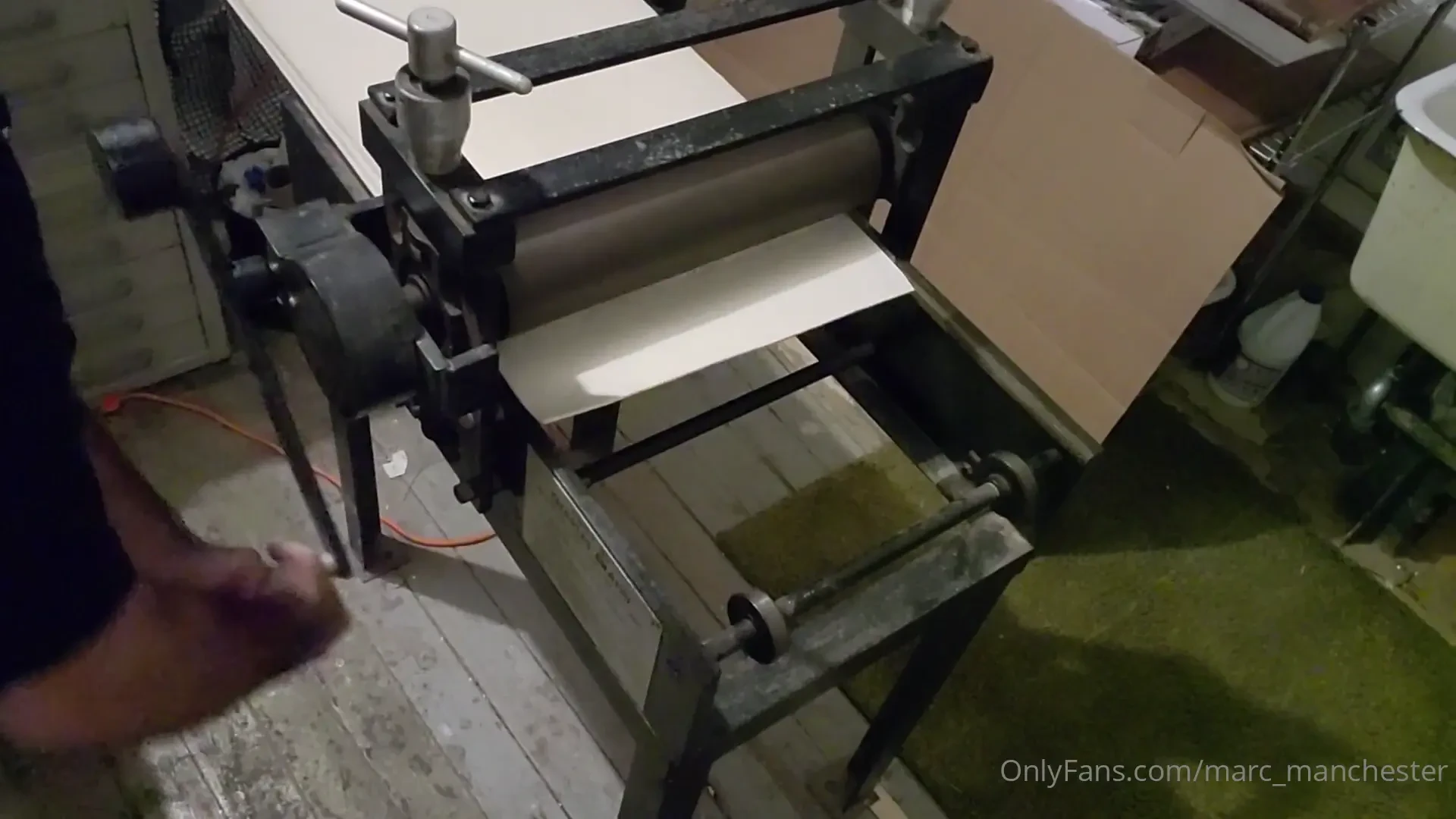 Part 2 where i run plate and paper through the press and you get to 