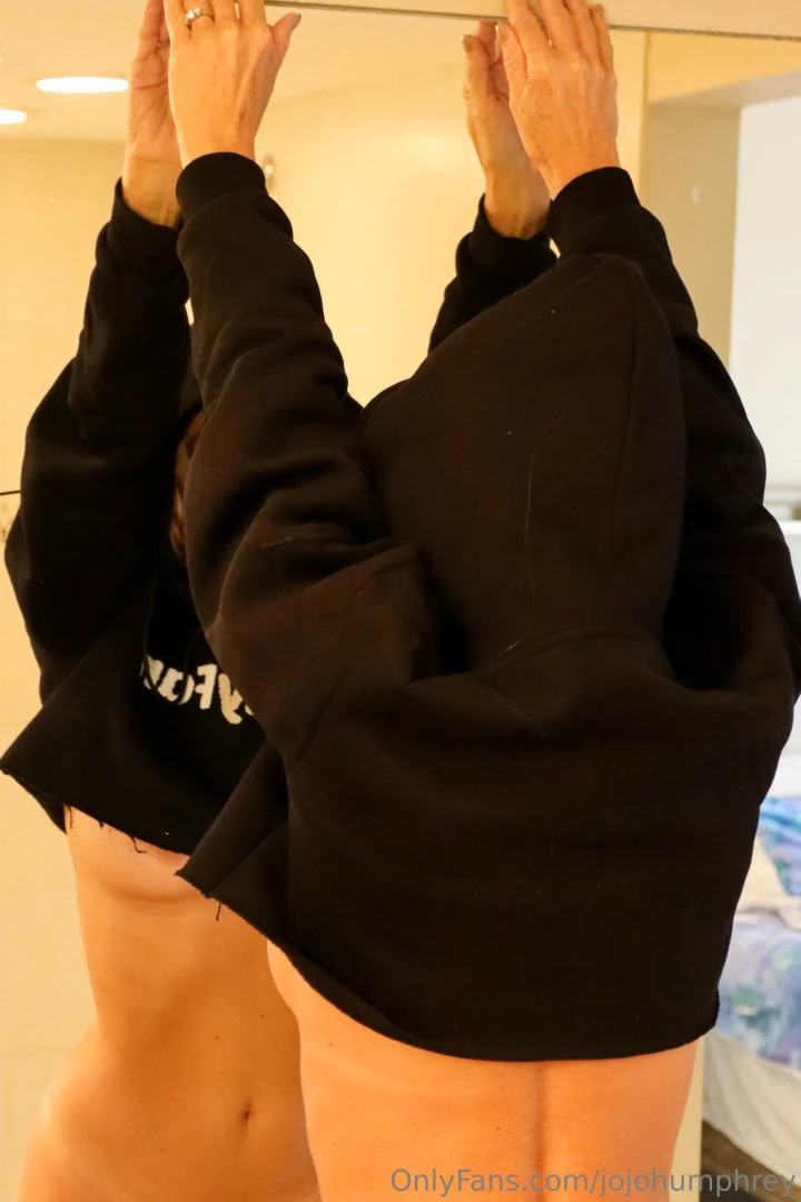 Half dressed fully dangerous the hoodie s coming off but that s just 