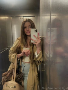 Lift is my personal catwalk mirrors are fans a bag weighs like a