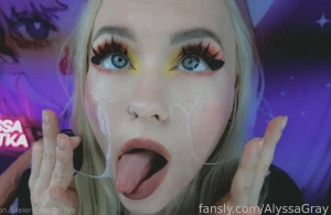 Cum on my face tags cumonface cum petite blonde blueeyes sexyface part 2
