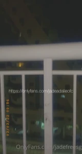 Masturbating on the balcony did any neighbors see it and if you were