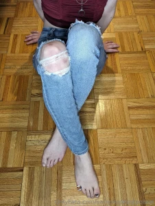 Moving is hard work check out how beat up my feet are in this set