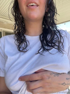 Classic solo white wet t-shirt contest part 16