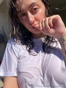 Classic solo white wet t-shirt contest part 2