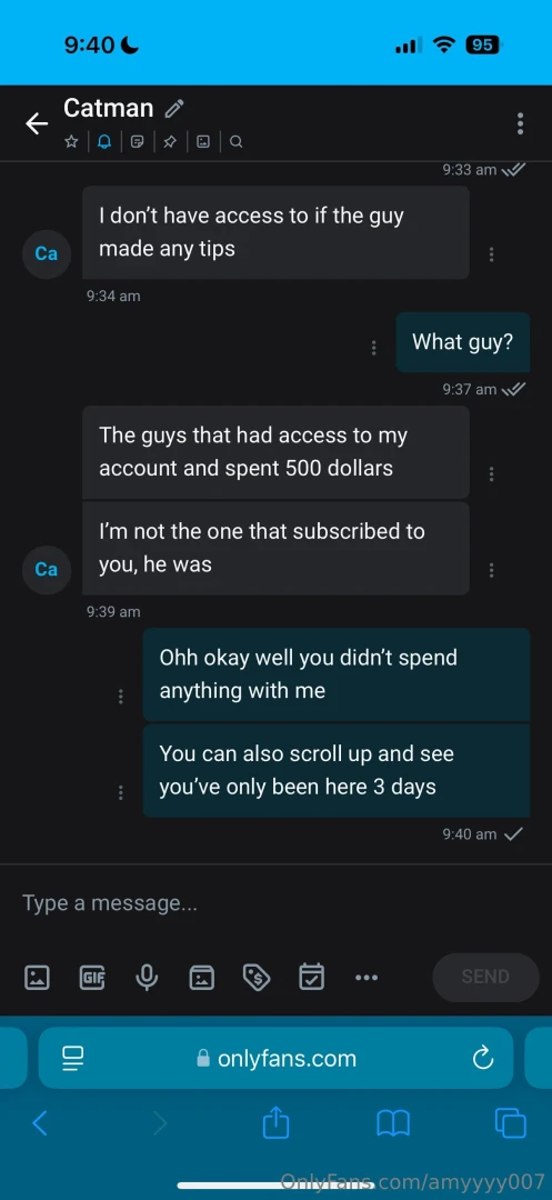 And this is why i don t send huge bundles or packages like gangbangs 