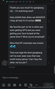 Someone loves the new gangbang vid i did forget to mention that there