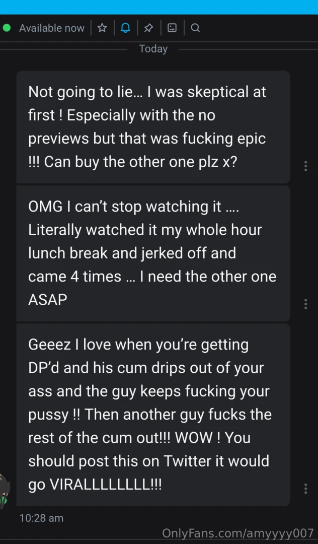 A lot of positive feedback seems like you guys are enjoying this i 