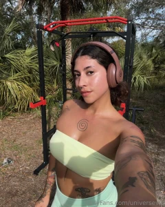 My morning doing my cardio sweaty sexy and gorgeous