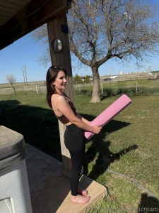 Showed a little late to my first yoga class part 2