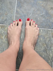 New pedicure color for beginning of april part 1