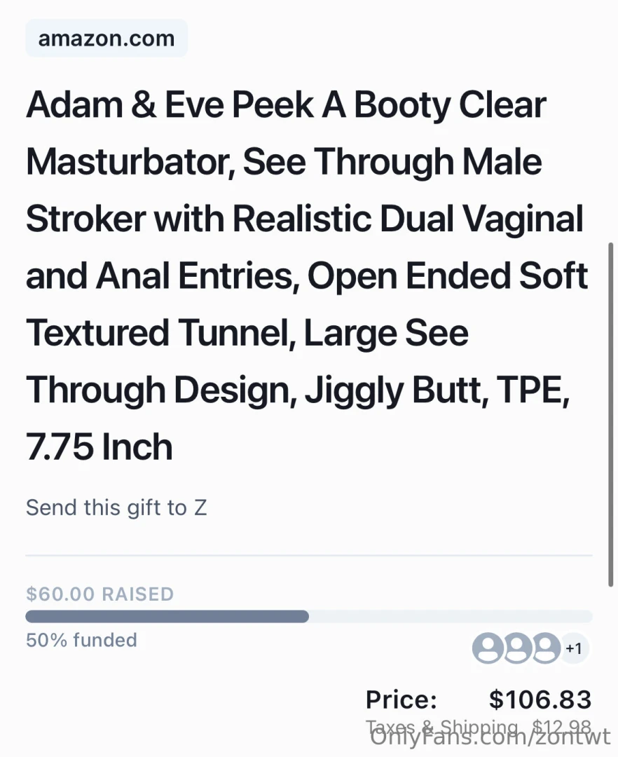 If anyone buys this gift for me ill send a bunch of content in return part 1 