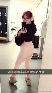 See through so you have every more reason to stare at me in the gym