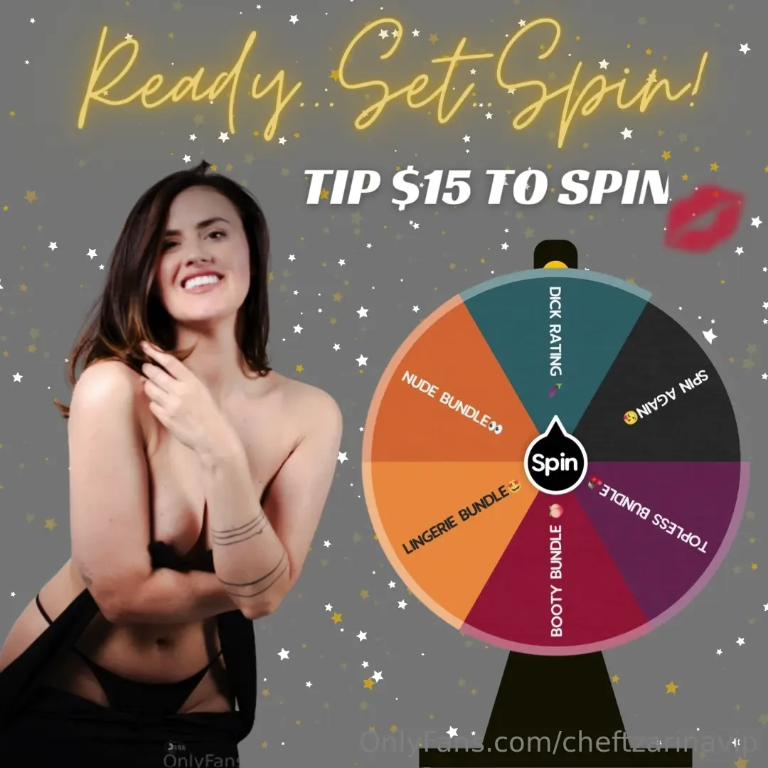 One spin could change everything or maybe just your day tip 15 to spin 