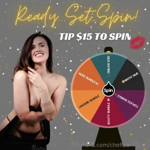 One spin could change everything or maybe just your day tip 15 to spin
