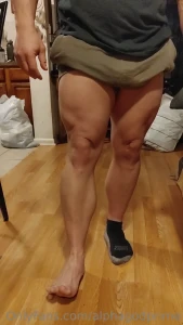 Here s some beastly legs and thick feet for you subby heathens gonna