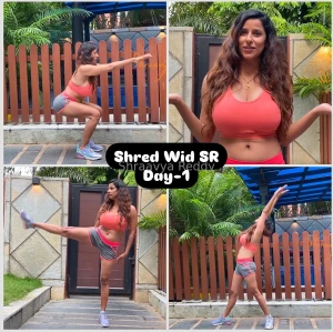 Finally posting my fitness videos check it out shred wid sr day-1