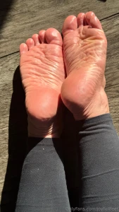 Just some sunny soles to enjoy what are you staring at first