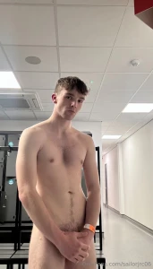 Wishing someone would walk in on me at the gym