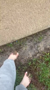 Random silly video i took when i was enjoying the rain and mud outside