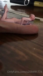 Humping my finger like crazy