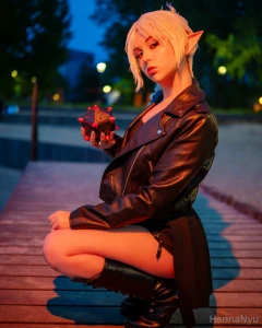 Shadowheart but make it modern a cleric of shar out of the dungeon and