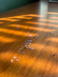 Blessing my new desk