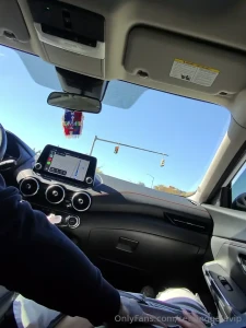 My girl fingered me this morning i think the car next to us saw my