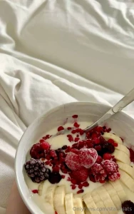 Breakfast is ready so is the workout now i can get flirty with you