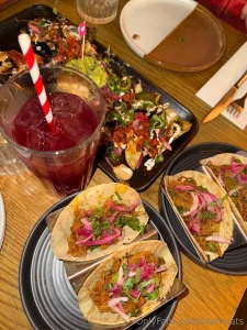 Coffee a croissant and the noise of other people s conversations is