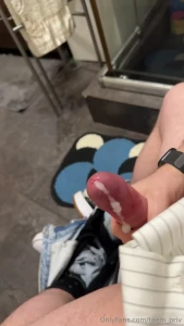 Jerking at cousins house while everyone was waiting for me to go but