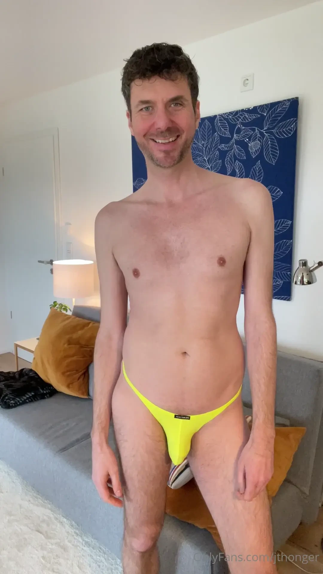 My new yellow thong 