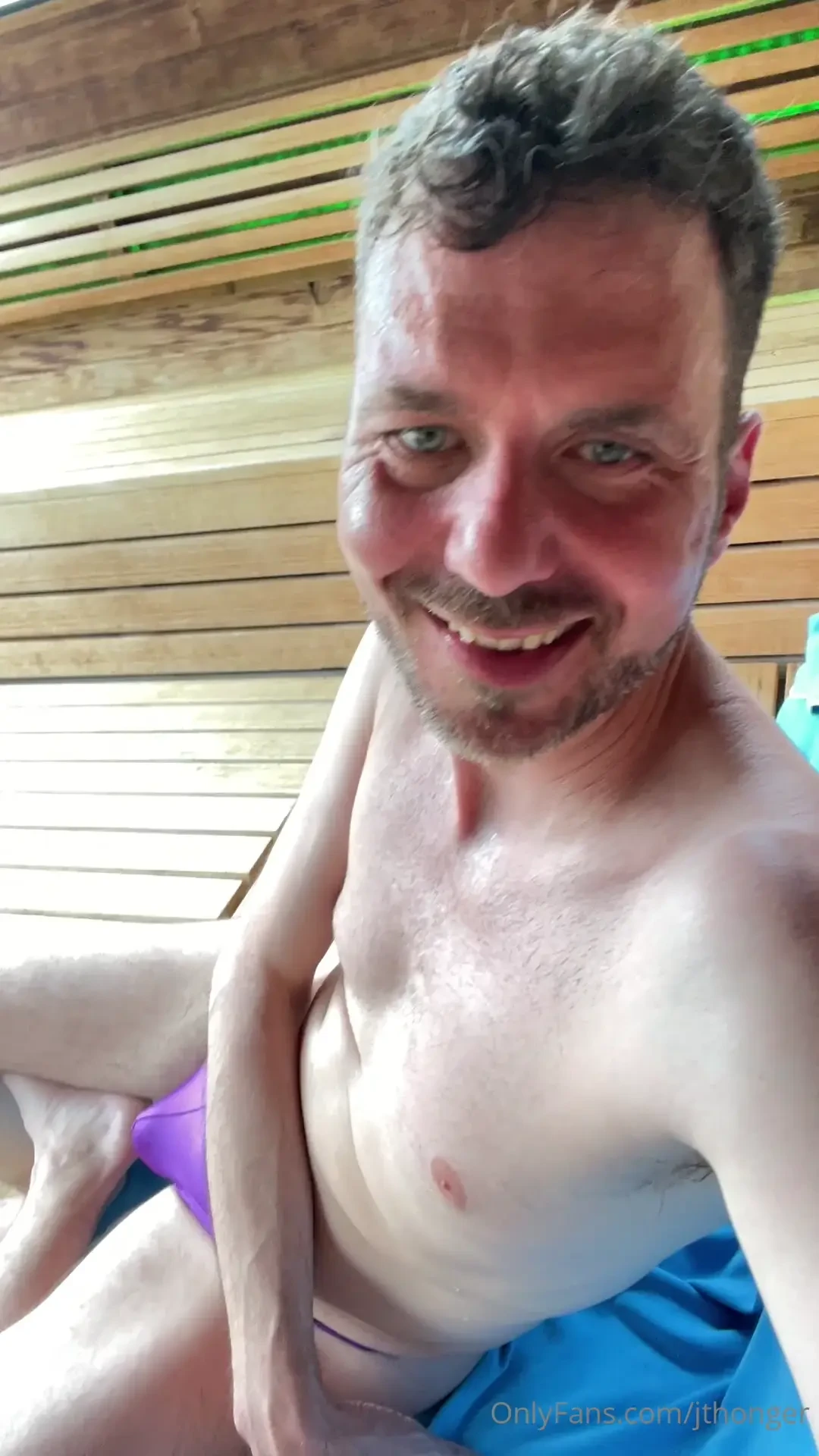Videos of wearing a thong to the sauna part 1 
