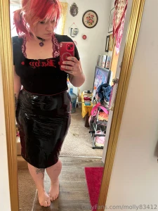 Fun in the sun this very cheap skirt makes me want to try on latex part 1