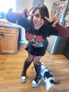 New boots came in hope yall are ready for a scene girl shoot