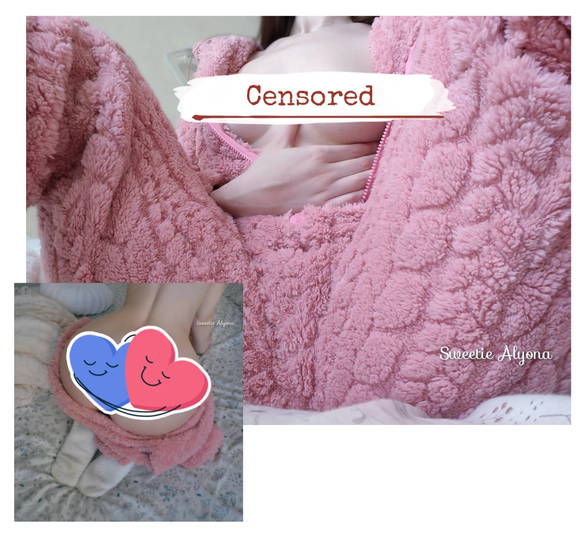 Very hot content in fuzzy onesie 14 exclusive nsfw pics you can see 