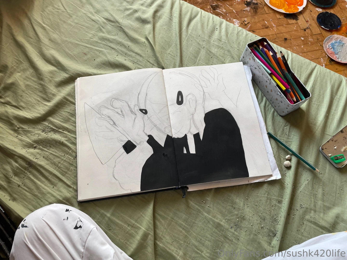 I m an artist of course i overthink every idea yet manage to finish 