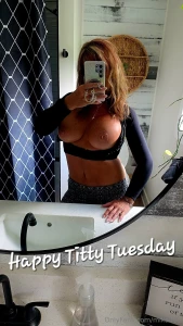 Messy hair don t care enjoy titty day