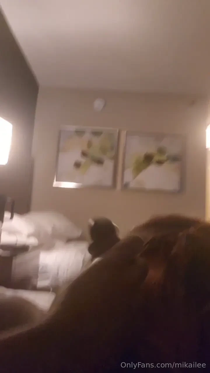 He wanted to cum all over my face and he definitely did paint my face 