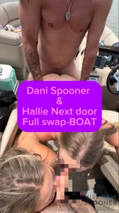 Full swap boat fun with hallienextdoor this video is absolute -full