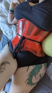 New corset showed up i haven t figured out what content to make in it part 2