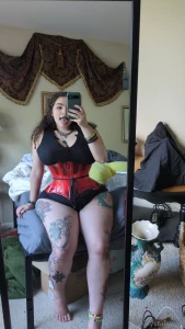 New corset showed up i haven t figured out what content to make in it part 1