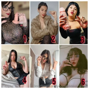 Imagine six goddesses ready to laugh at your ridiculous dick the sph