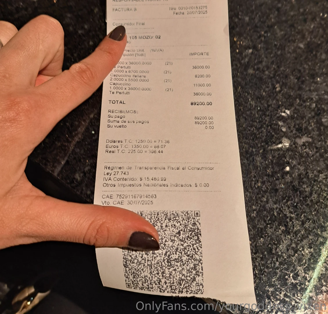 Do you see that receipt that s the price of my happiness my friends 