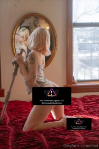 Me modeling tiny lingerie with a full winter bush just sent the full